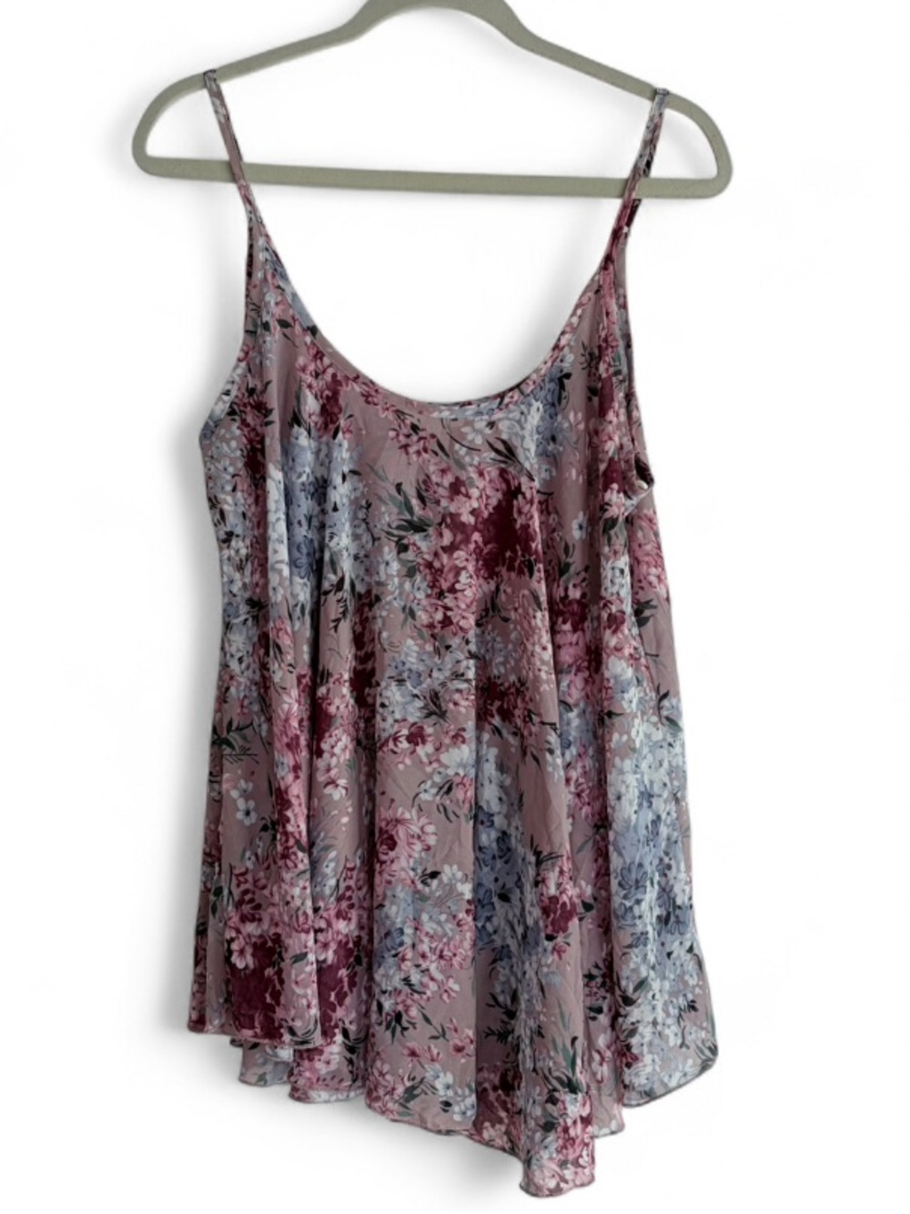 Umgee Lightweight Floral A Line Camisole Blouse Size L